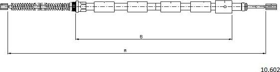 Cabor 10.602 - Kabel, dayanacaq əyləci furqanavto.az