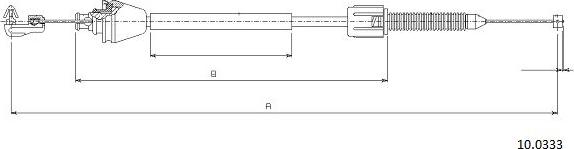 Cabor 10.0333 - Sürətləndirici kabel furqanavto.az