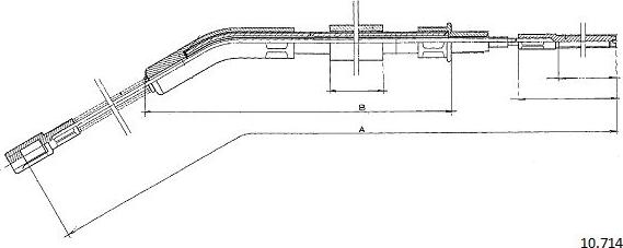 Cabor 10.714 - Kabel, dayanacaq əyləci furqanavto.az
