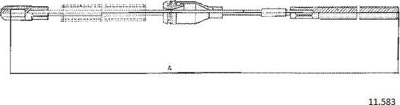 Cabor 11.583 - Kabel, dayanacaq əyləci furqanavto.az