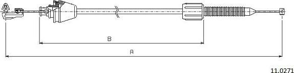 Cabor 11.0271 - Sürətləndirici kabel furqanavto.az