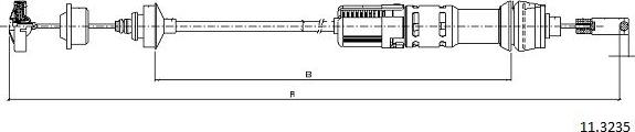 Cabor 11.3235 - Debriyaj kabeli furqanavto.az