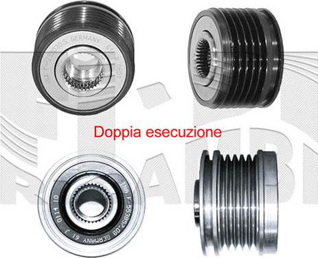 Caliber 57862 - Kasnak, alternator, sərbəst dönərli mufta furqanavto.az