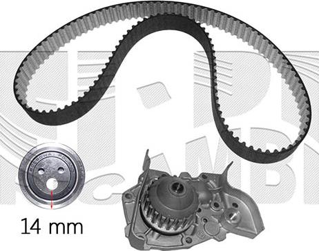 Caliber 0590KRW - Su Pompası və Vaxt Kəməri Dəsti furqanavto.az