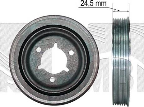 Caliber 87353 - Kəmər kasnağı, krank mili furqanavto.az