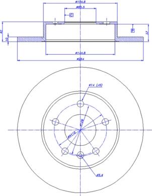 AUTOPART 569109 - Əyləc Diski furqanavto.az