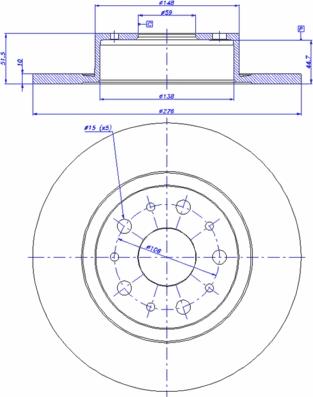 Delphi BG3076C - Əyləc Diski furqanavto.az