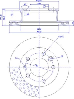 CAR 142.432 - Əyləc Diski furqanavto.az