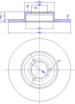 Delphi BG2129 - Əyləc Diski furqanavto.az