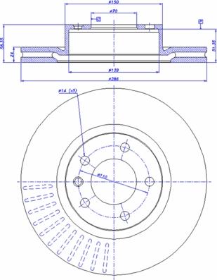 BENDIX 561869 B - Əyləc Diski furqanavto.az