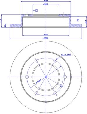 Delphi BG2755 - Əyləc Diski furqanavto.az