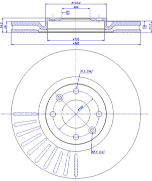 HELLA 8DD 355 114-721 - Əyləc Diski furqanavto.az