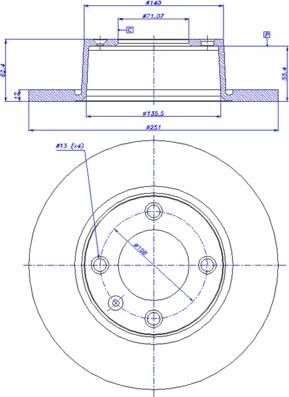 BOSCH 0 986 478 879 - Əyləc Diski furqanavto.az