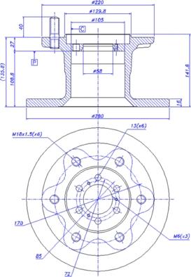 Delphi BG429 - Əyləc Diski furqanavto.az