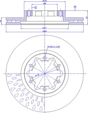 CAR FCR 339A - Əyləc Diski furqanavto.az