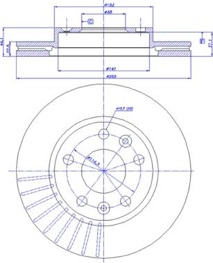 CAR 142.1744 - Əyləc Diski furqanavto.az