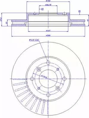 Brake Engineering DI953680 - Əyləc Diski furqanavto.az