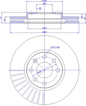 NAP NBD1108 - Əyləc Diski furqanavto.az