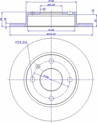 Rotinger RT 1011 T4 - Əyləc Diski furqanavto.az