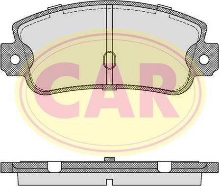 CAR PNT601 - Əyləc altlığı dəsti, əyləc diski furqanavto.az