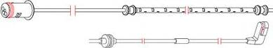 Carrab Brake Parts 8166 - Xəbərdarlıq Kontakt, əyləc padinin aşınması furqanavto.az