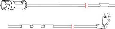 Carrab Brake Parts 8126 - Xəbərdarlıq Kontakt, əyləc padinin aşınması furqanavto.az