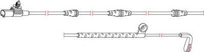 Carrab Brake Parts 8278 - Xəbərdarlıq Kontakt, əyləc padinin aşınması furqanavto.az