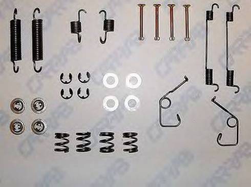 Carrab Brake Parts 3201 - Aksesuar dəsti, əyləc başlıqları furqanavto.az