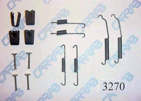 Carrab Brake Parts 3270 - Aksesuar dəsti, əyləc başlıqları furqanavto.az