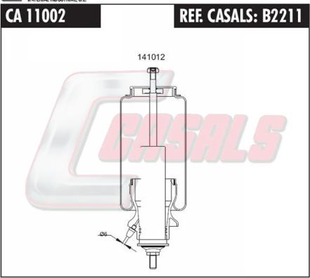 Casals B2211 - Amortizator, kabin asması furqanavto.az