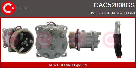 Casco CAC52008GS - Kompressor, kondisioner furqanavto.az
