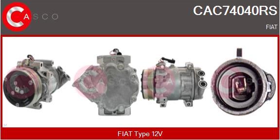 Casco CAC74040RS - Kompressor, kondisioner furqanavto.az