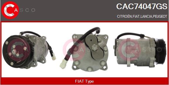 Casco CAC74047GS - Kompressor, kondisioner furqanavto.az