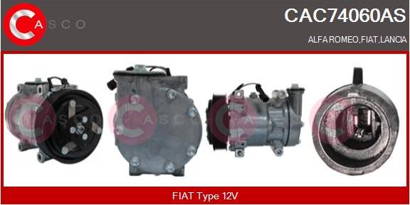 Casco CAC74060AS - Kompressor, kondisioner furqanavto.az