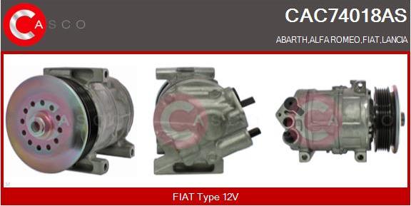Casco CAC74018AS - Kompressor, kondisioner furqanavto.az