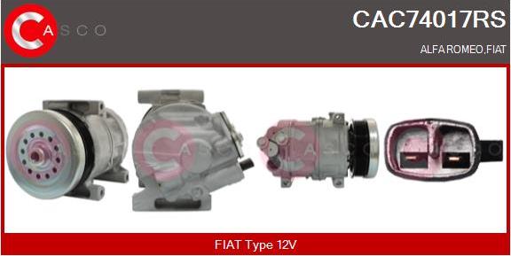 Casco CAC74017RS - Kompressor, kondisioner furqanavto.az