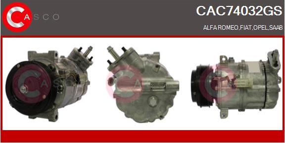 Casco CAC74032GS - Kompressor, kondisioner furqanavto.az