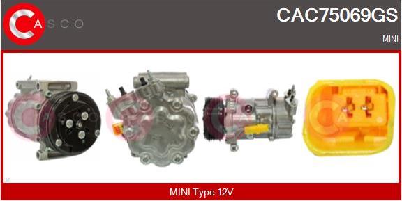 Casco CAC75069GS - Kompressor, kondisioner furqanavto.az