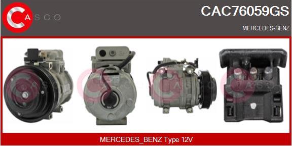 Casco CAC76059GS - Kompressor, kondisioner furqanavto.az