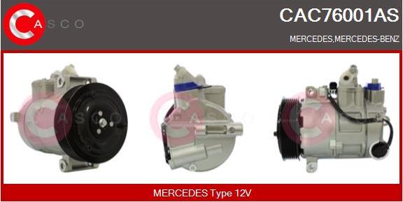 Casco CAC76001AS - Kompressor, kondisioner furqanavto.az