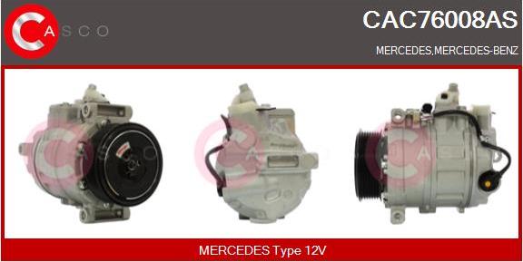 Casco CAC76008AS - Kompressor, kondisioner furqanavto.az
