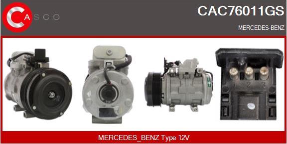 Casco CAC76011GS - Kompressor, kondisioner furqanavto.az