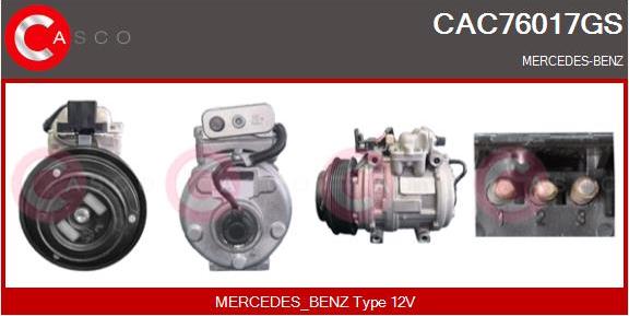 Casco CAC76017GS - Kompressor, kondisioner furqanavto.az