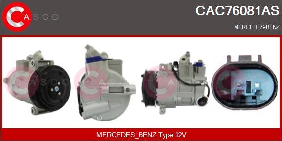 Casco CAC76081AS - Kompressor, kondisioner furqanavto.az