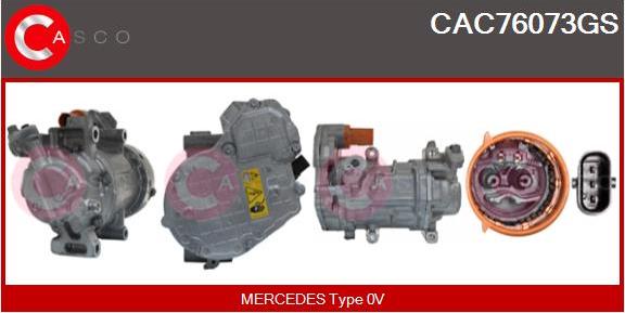 Casco CAC76073GS - Kompressor, kondisioner furqanavto.az