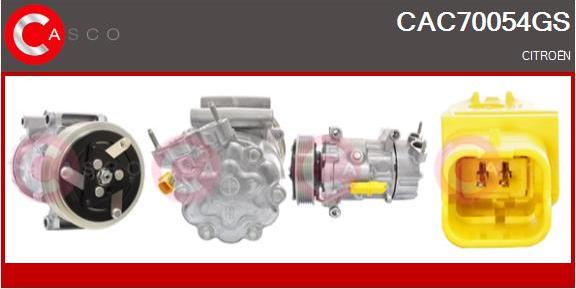 Casco CAC70054GS - Kompressor, kondisioner furqanavto.az