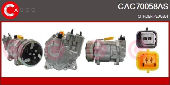 Casco CAC70058AS - Kompressor, kondisioner furqanavto.az