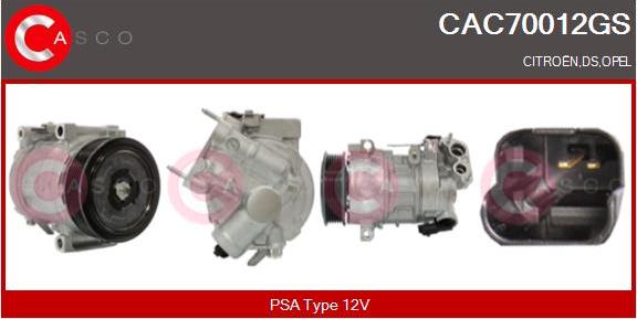 Casco CAC70012GS - Kompressor, kondisioner furqanavto.az