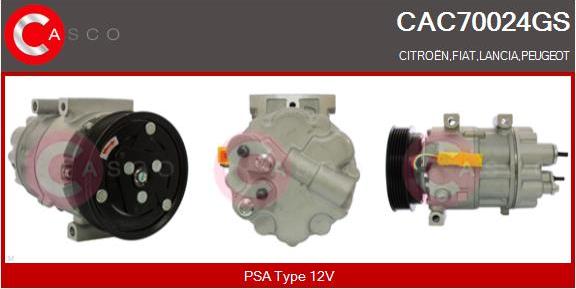 Casco CAC70024GS - Kompressor, kondisioner furqanavto.az