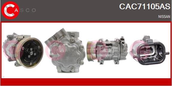 Casco CAC71105AS - Kompressor, kondisioner furqanavto.az